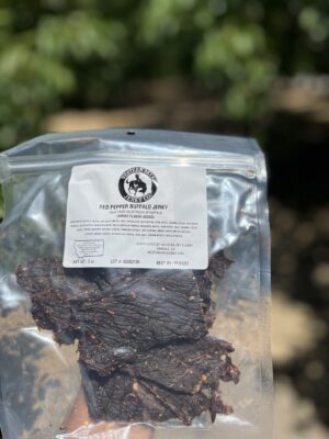 Red Peppered Buffalo Jerky – Western Sky's Jerky
